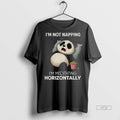Officials Panda Popcorn Im Not Napping Im Meditating Horizontally T Shirt Sweater