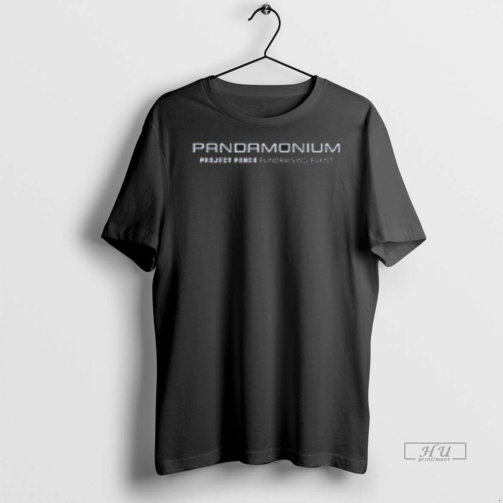 Officials Pandamonium Project Panda Fundrasing Event 2025 Double Sided Tee Shirt Sweater