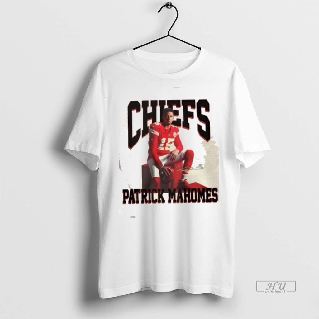 Officials Patrick Mahomes Kansas City Chiefs Football Graphic Signature Tee Shirt Sweater