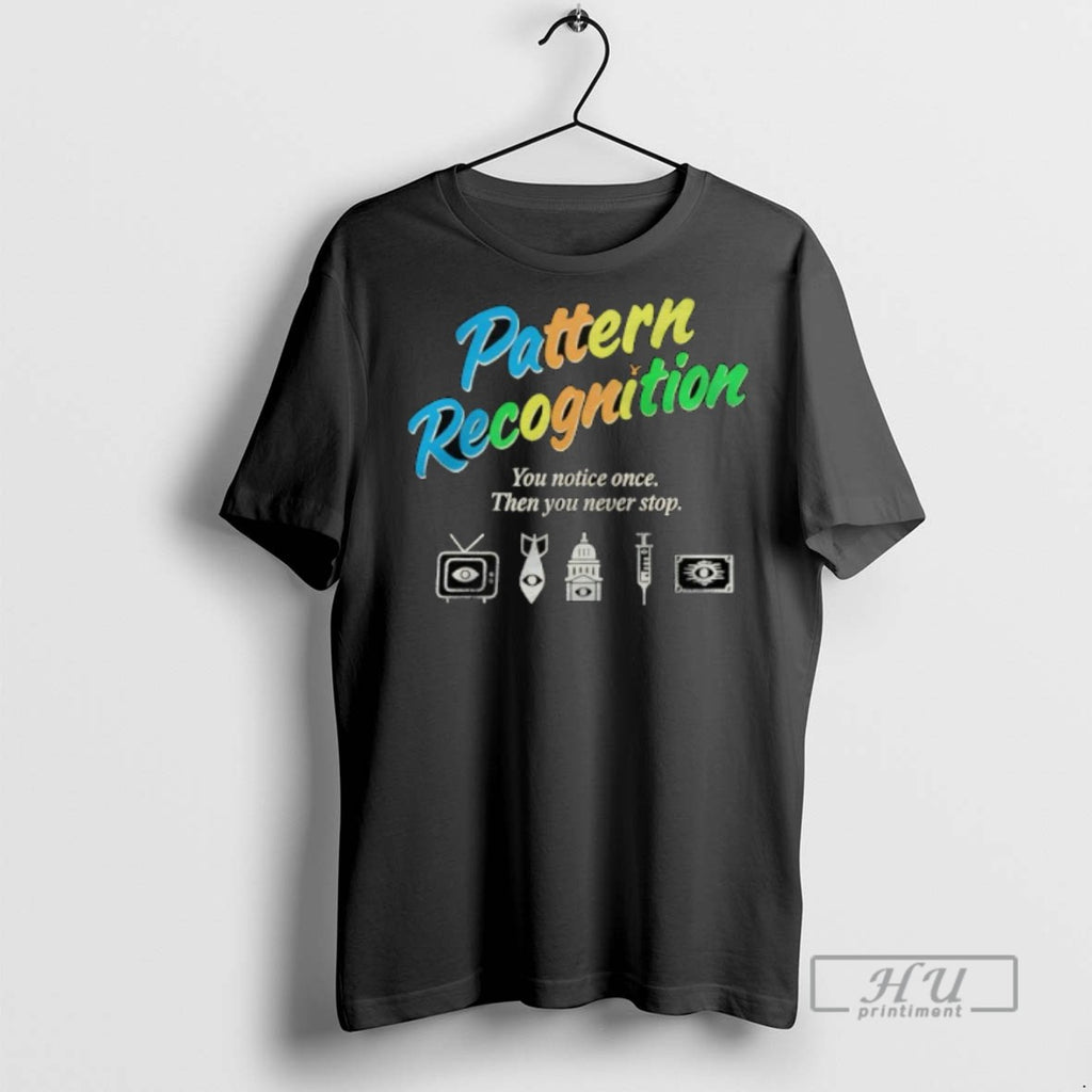 Officials Pattern Recognition You Notice Once Then You Never Stop T Shirt