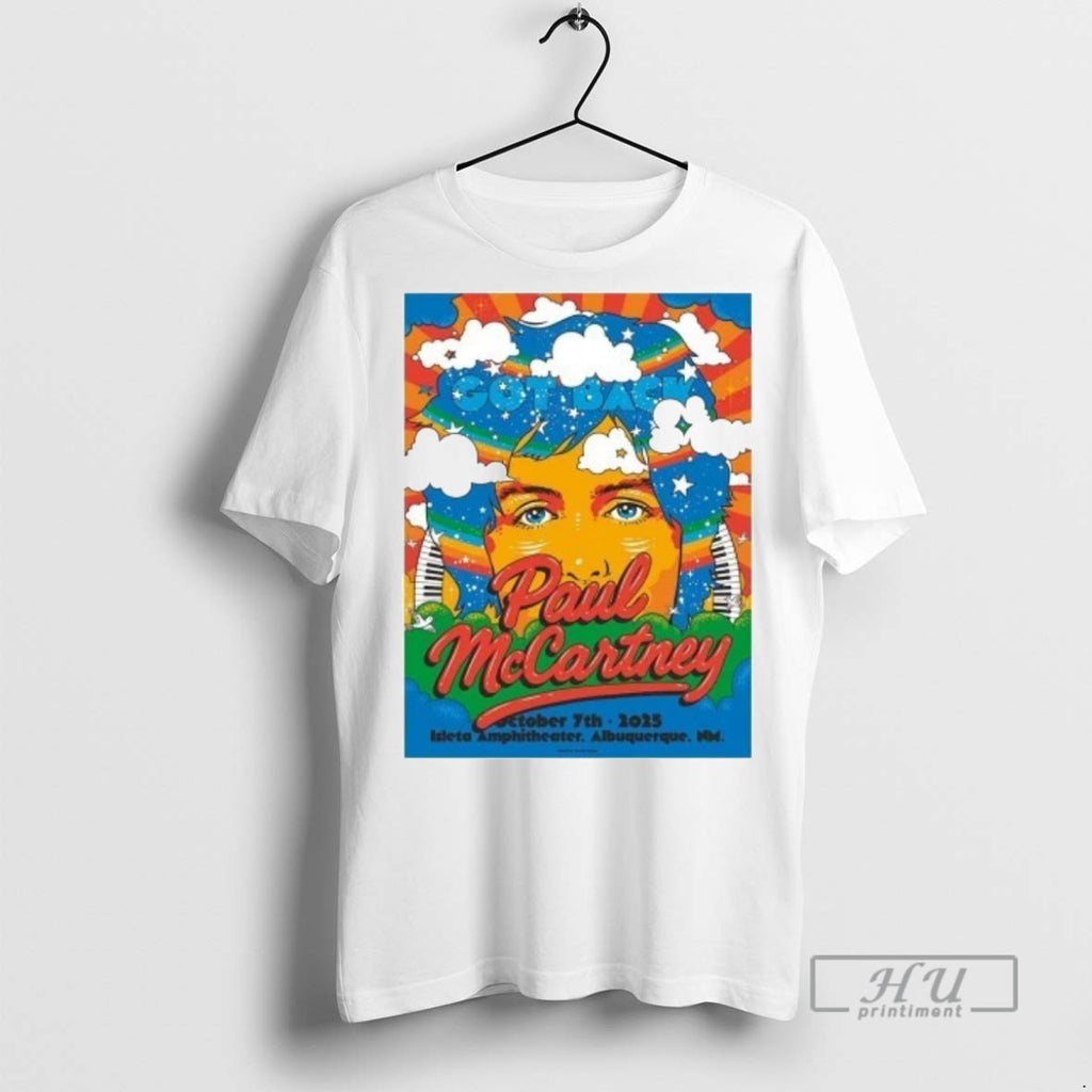 Officials Paul Mccartney Got Back 25 Albuquerque New Mexico 2025 T Shirts Sweatshirt Hoodies