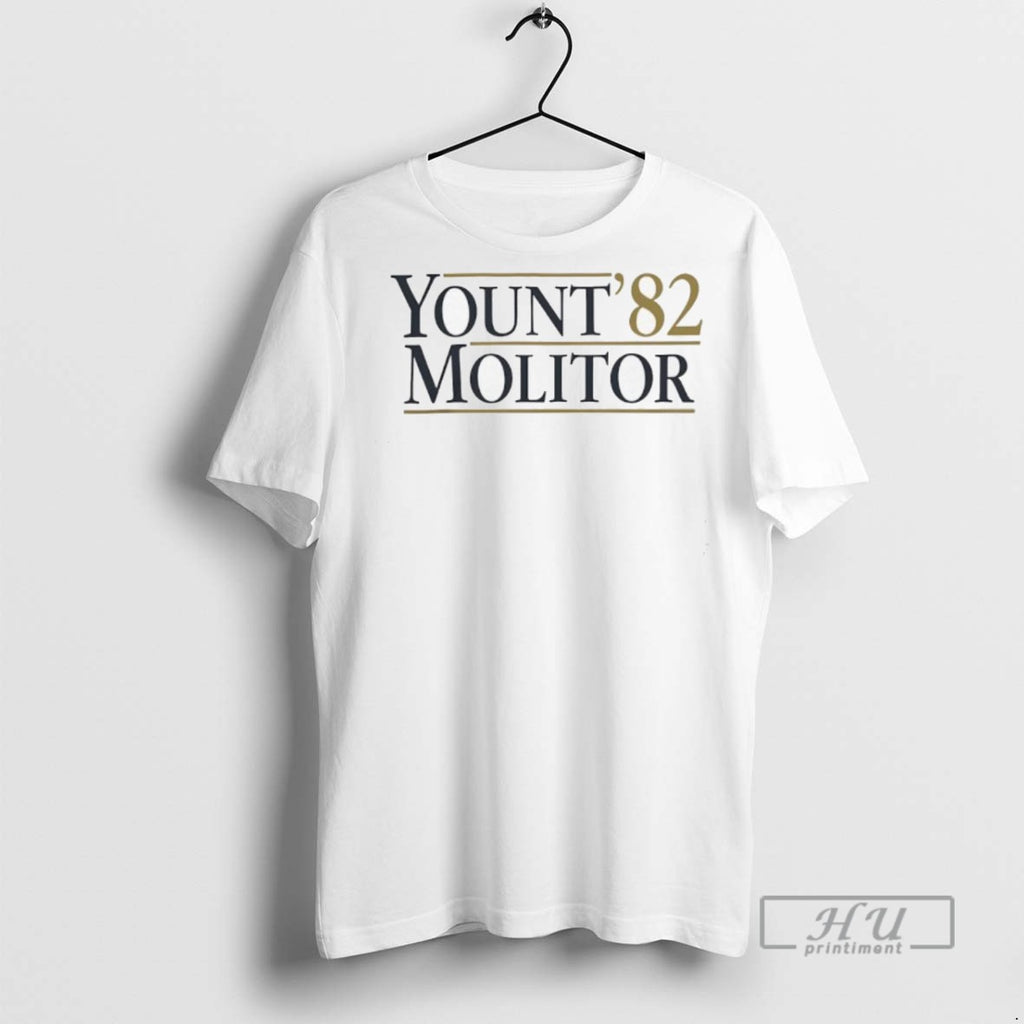 Officials Paul Molitor And Robin Yount Milwaukee Brewers 1982 T Shirt