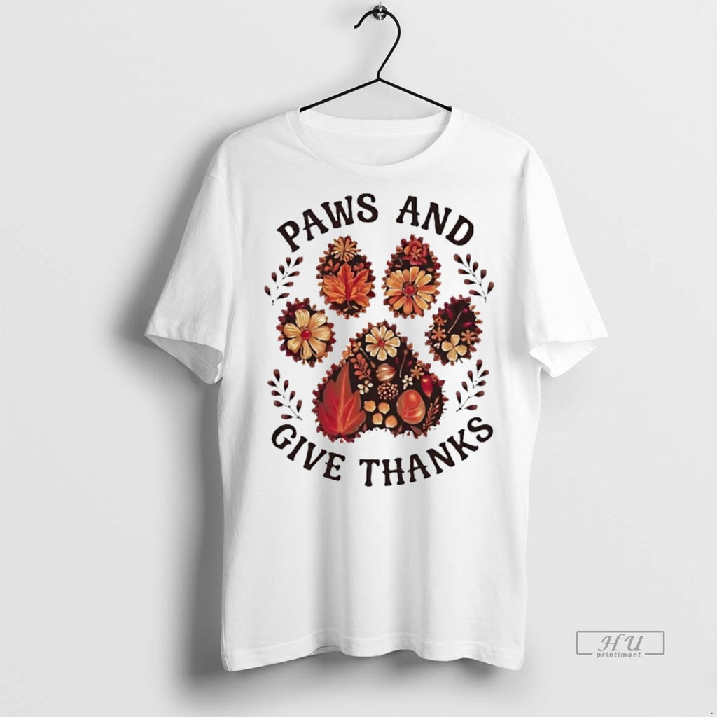 Officials Paws And Give Thanks Thanksgiving Tee Shirt Sweater