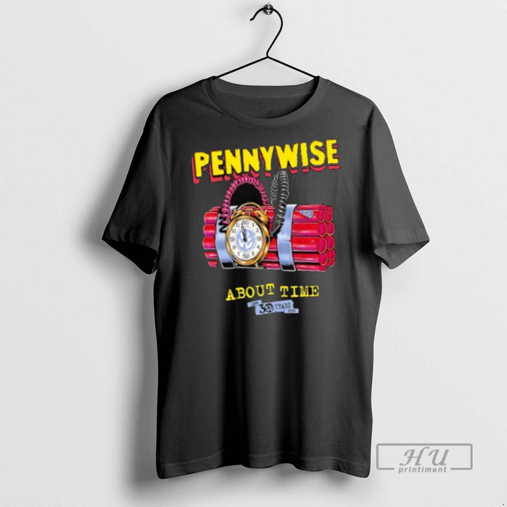 Officials Pennywise About Time 30 Years Anniversary Halloween T Shirt