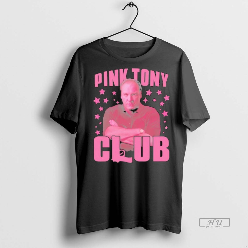 Officials Pink Tony Club Graphic Tee Shirt Sweater
