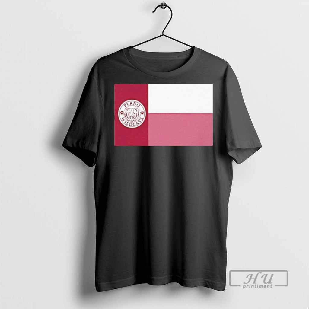 Officials Plano Wildcats Flag T Shirts