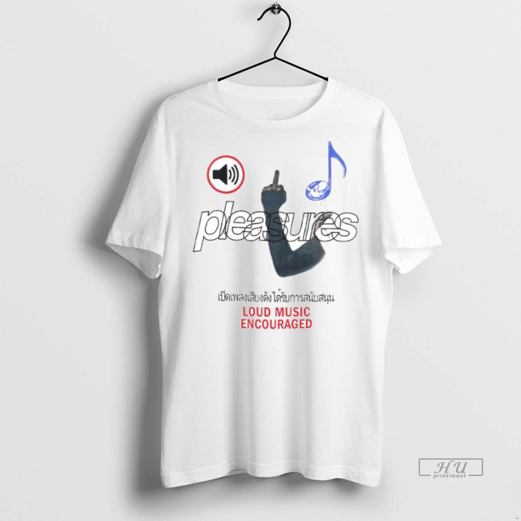 Officials Pleasures Loud Music Encouraged Ornaments Tee Shirt Sweater