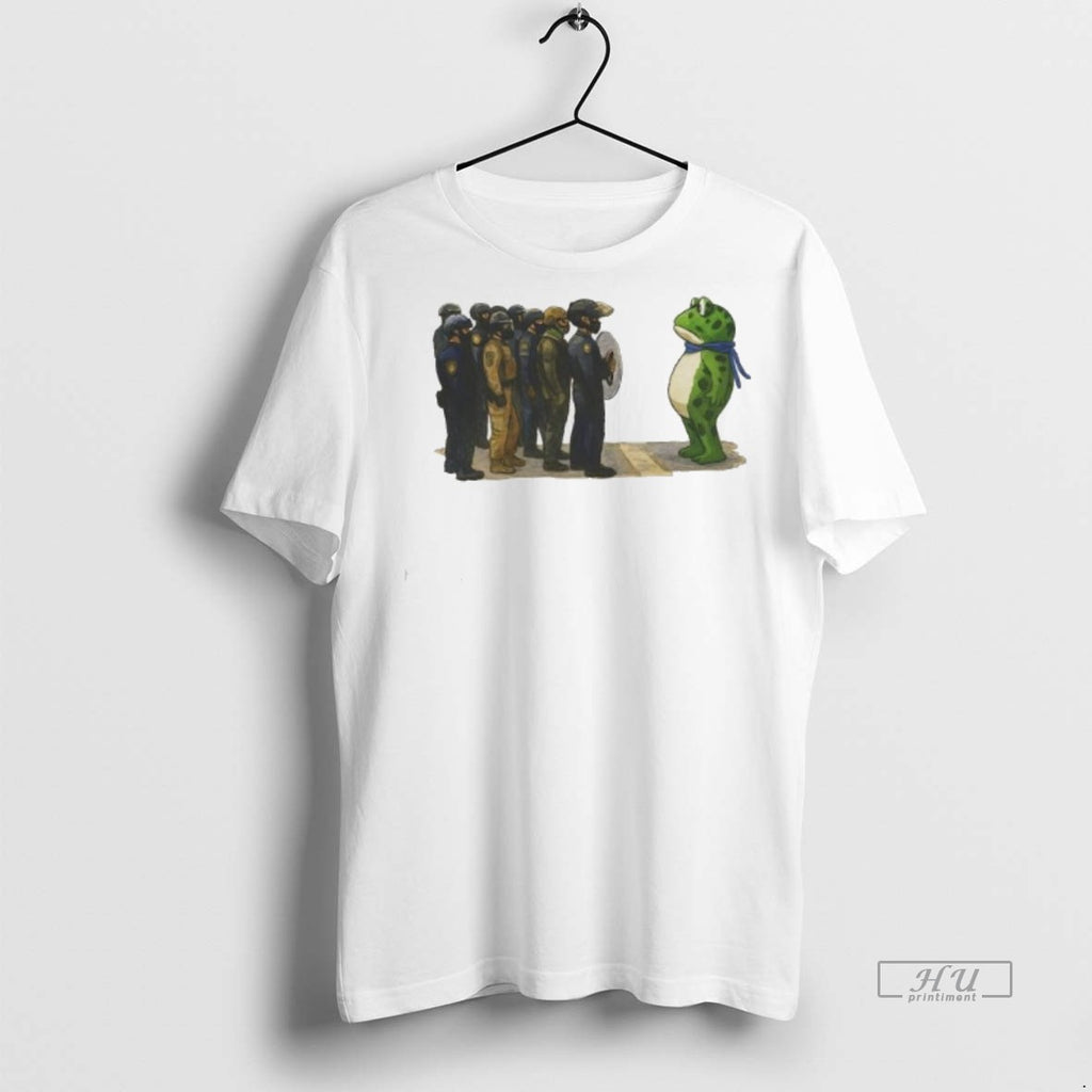 Officials Portland Freedom Frog Anti Ice Portland Frog Activist Tee Shirt Sweater