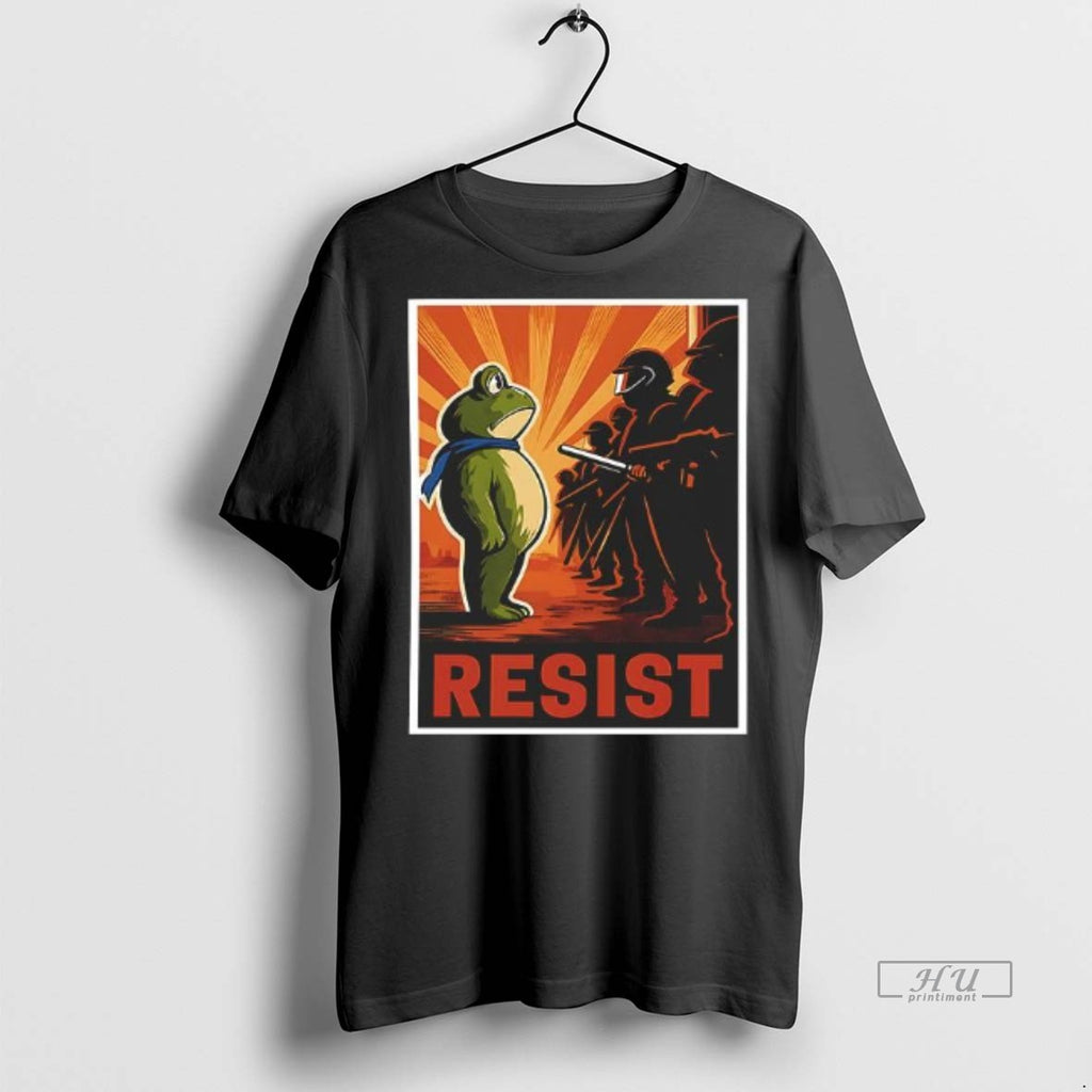 Officials Portland Frog Protest Resist Tee Shirt Sweater