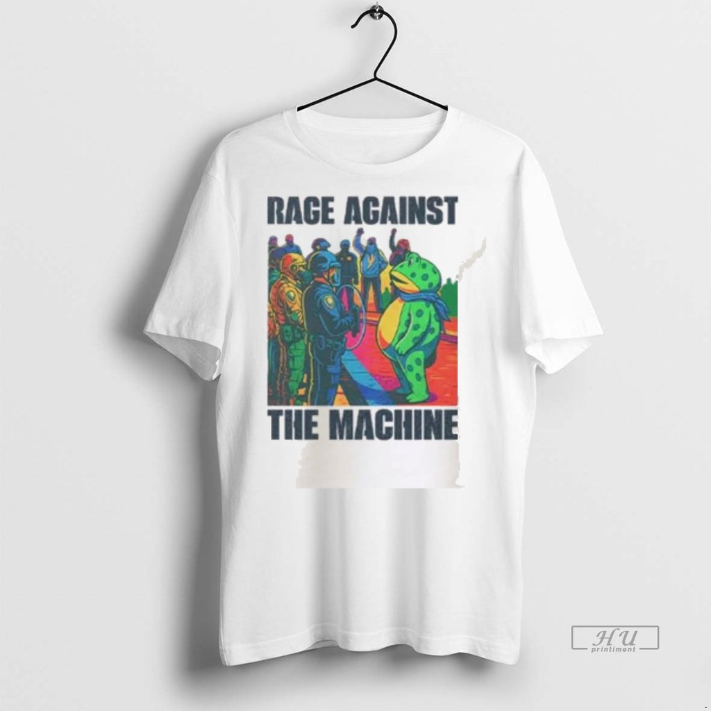 Officials Portland Frog Anti Ice Rage Against The Machine Tee Shirt Sweater