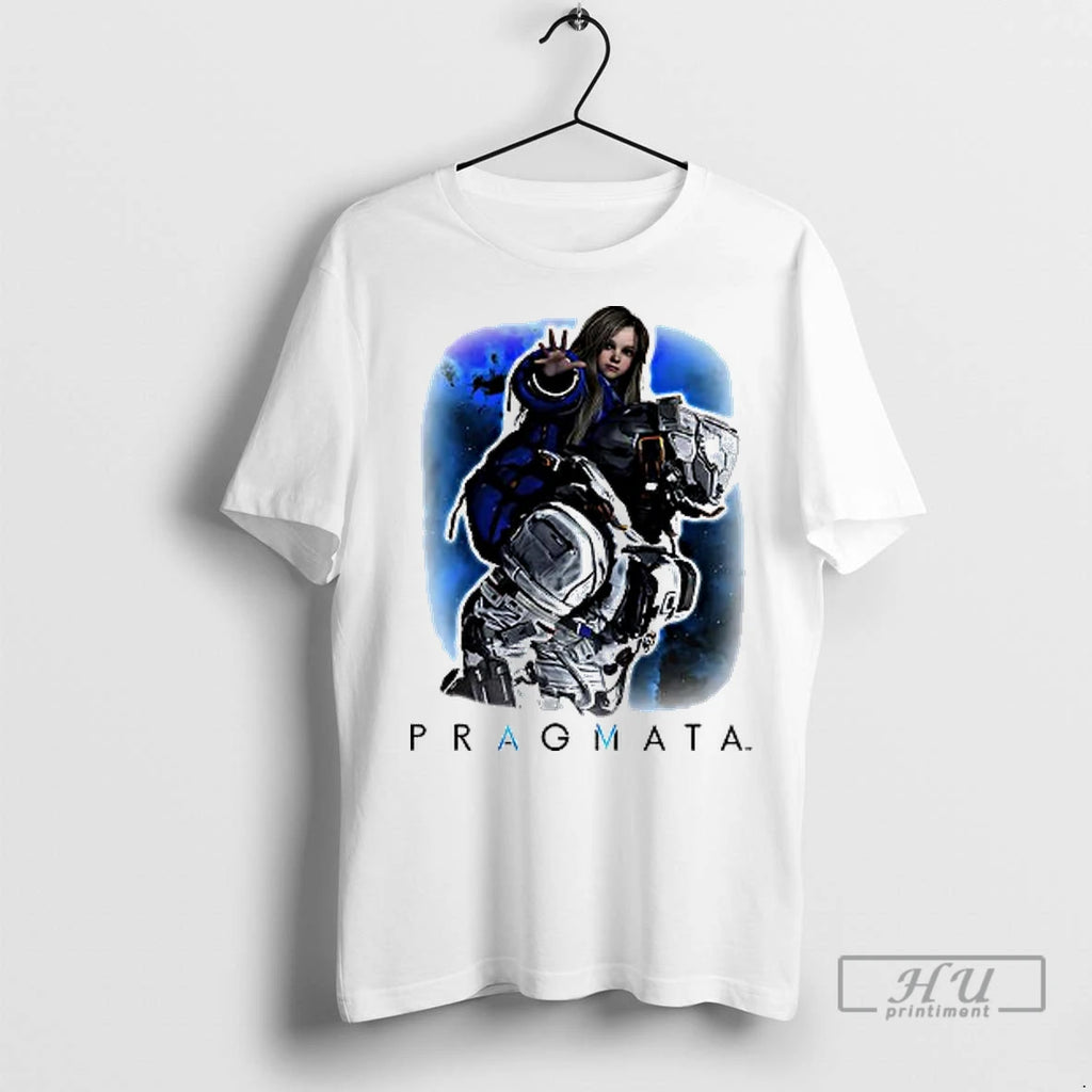 Officials Pragmata Video Game Graphic T Shirt