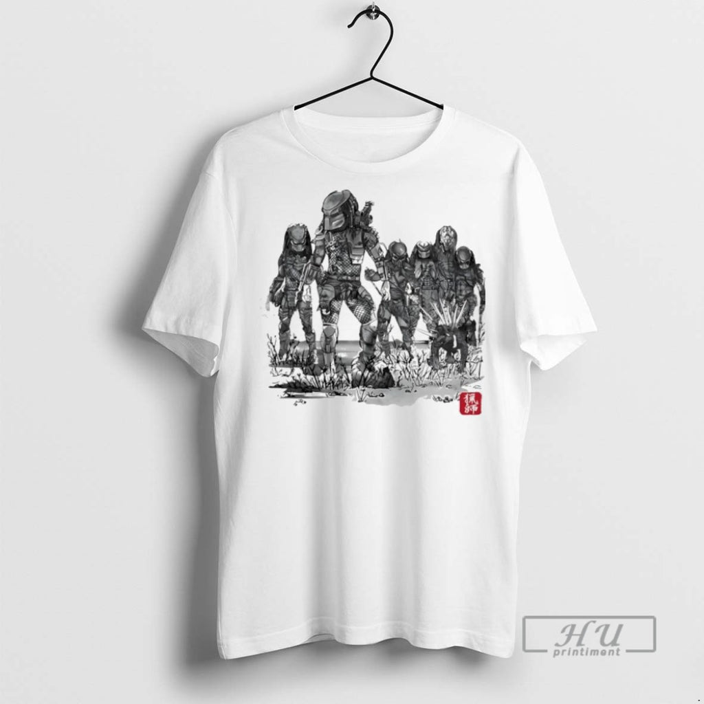Officials Predator In Sumi E Art Style T Shirt Sweatshirt Hoodies