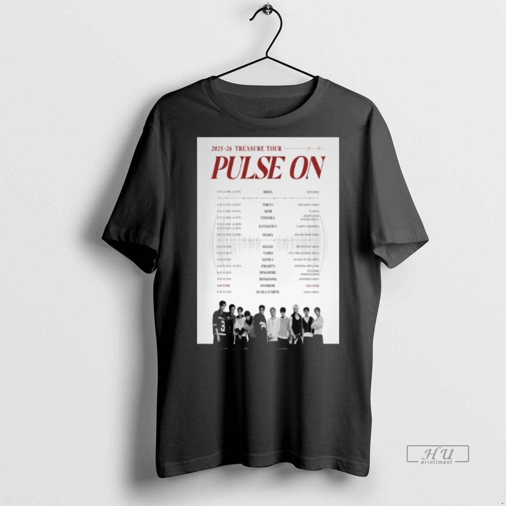 Officials Pulse On Treasure Tour 2025 2026 Long Sleve Tee Shirt Sweater