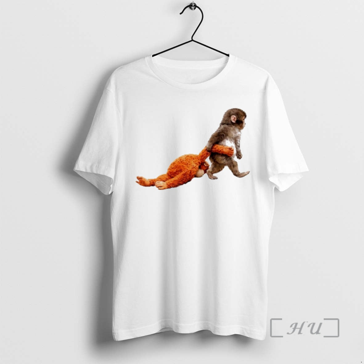 Officials Punch Baby Monkey Plush Toy Monkey