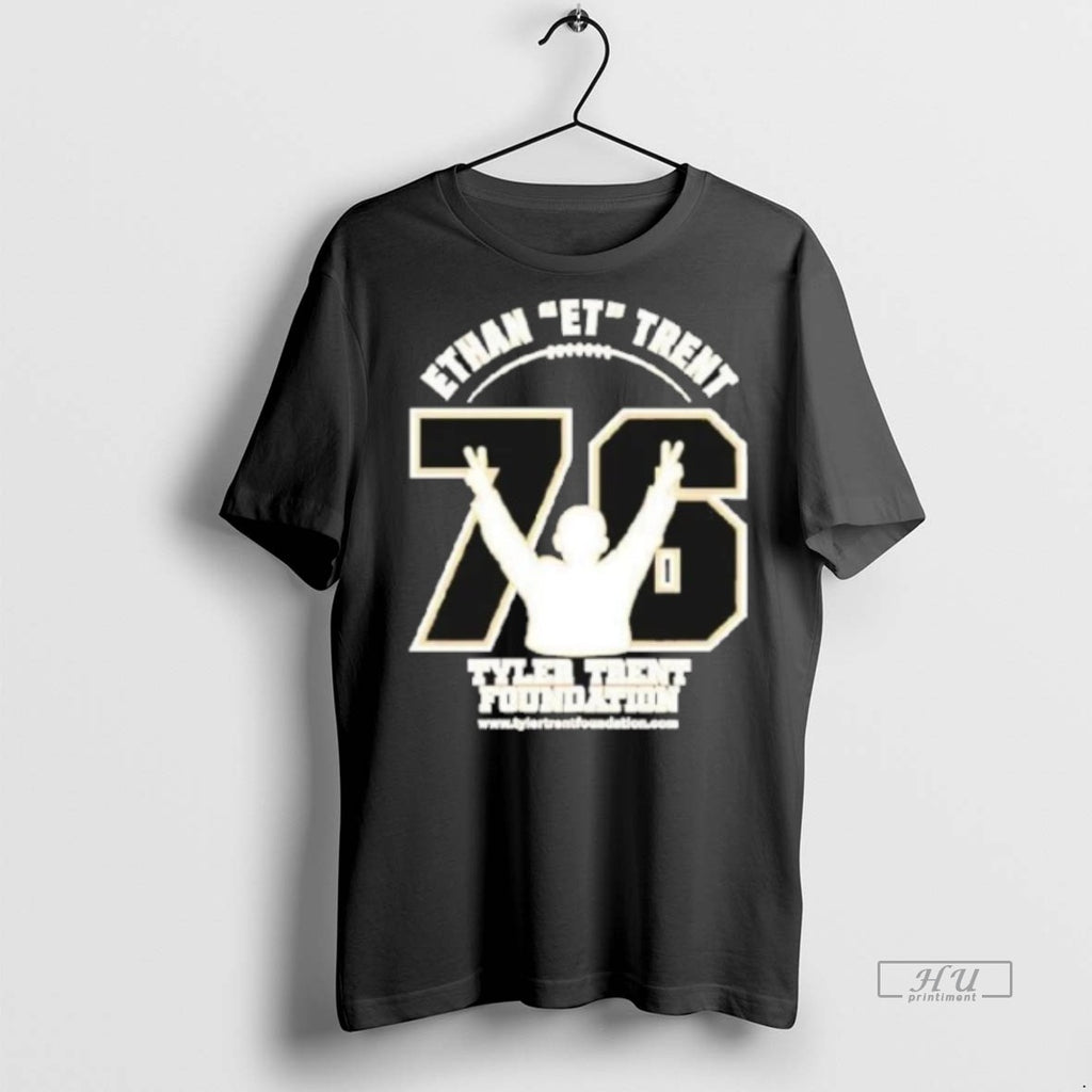 Officials Purdue Boilermakers Ethan Et Trent Tyler Trent Foundtion Number 76 Shirt Sweater