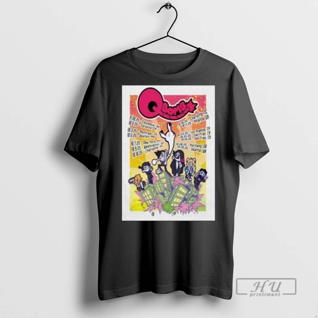 Officials Qbomb Tour 2025 T Shirts Sweatshirt Hoodies