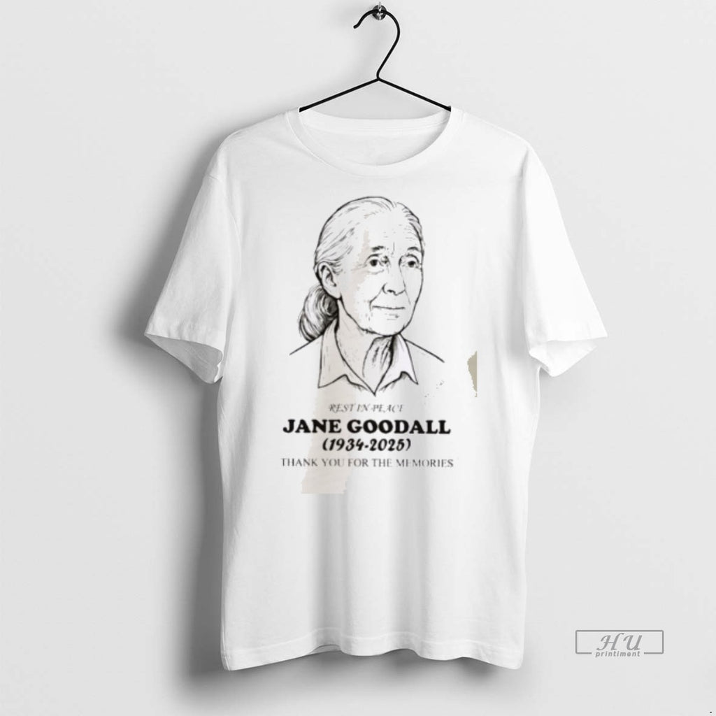 Officials Rip Jane Goodall 1934 2025 Thank You For The Memories T Shirt Sweater