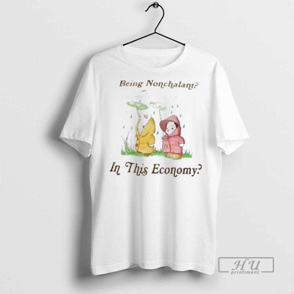 Officials Rabbit And Dog Being Nonchalant In This Economy T Shirts