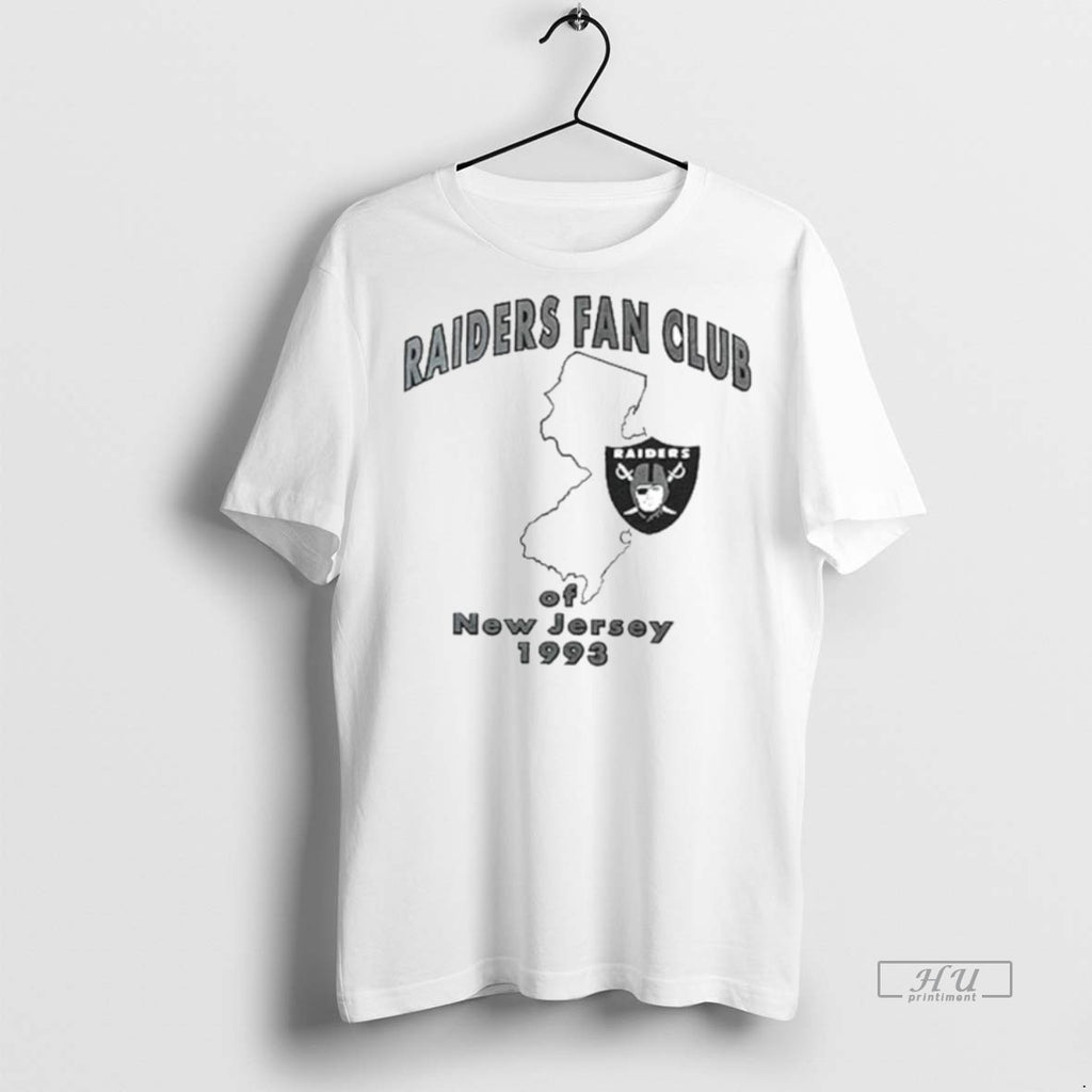 Officials Raiders Fan Club Of New Jersey 1993 Ornaments Tee Shirt Sweater