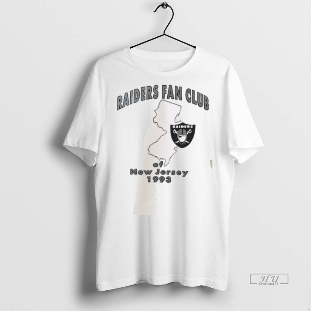 Officials Raiders Fan Club Of New Jersey 1993 Tee Shirt Sweater