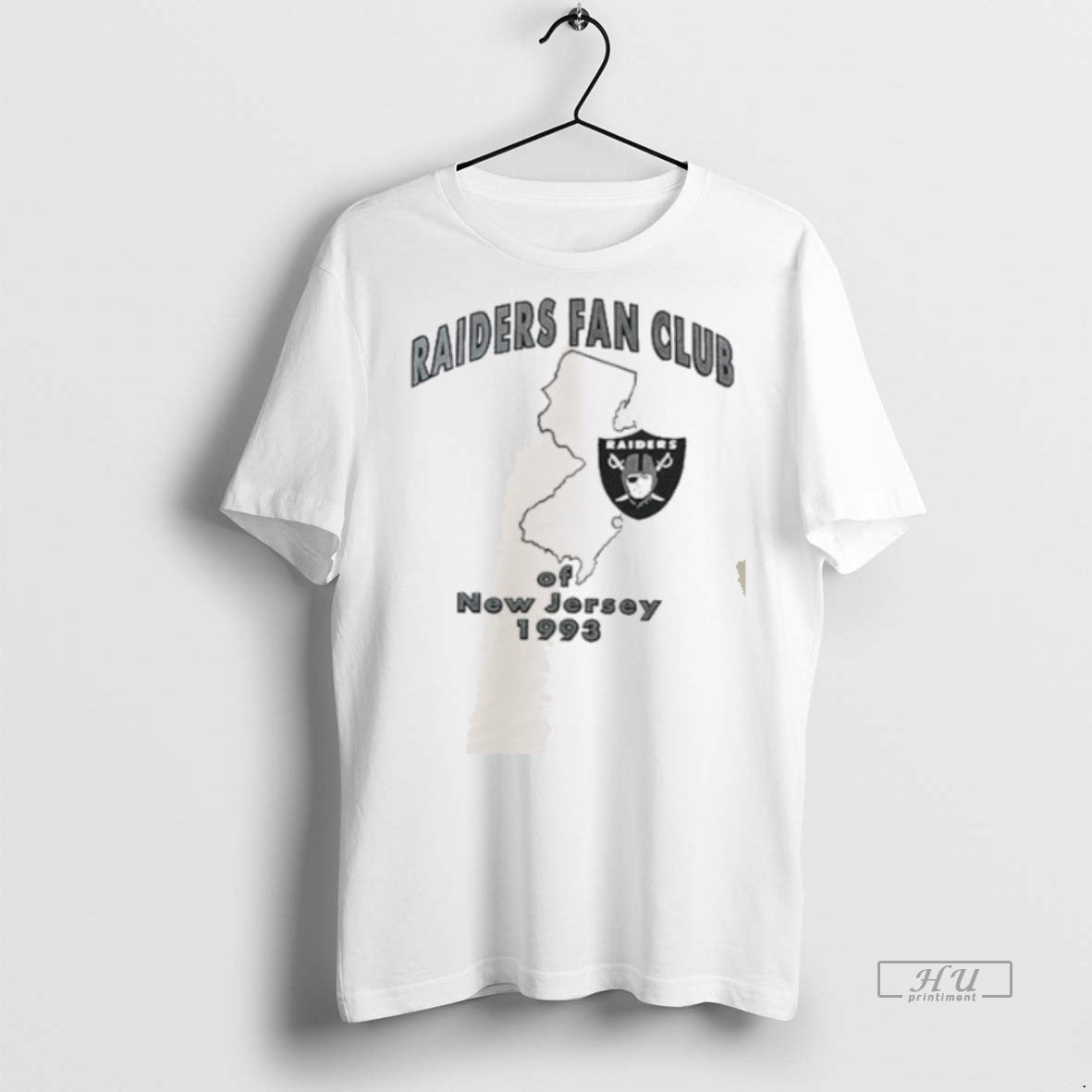 Officials Raiders Fan Club Of New Jersey 1993 Tee Shirt Sweater