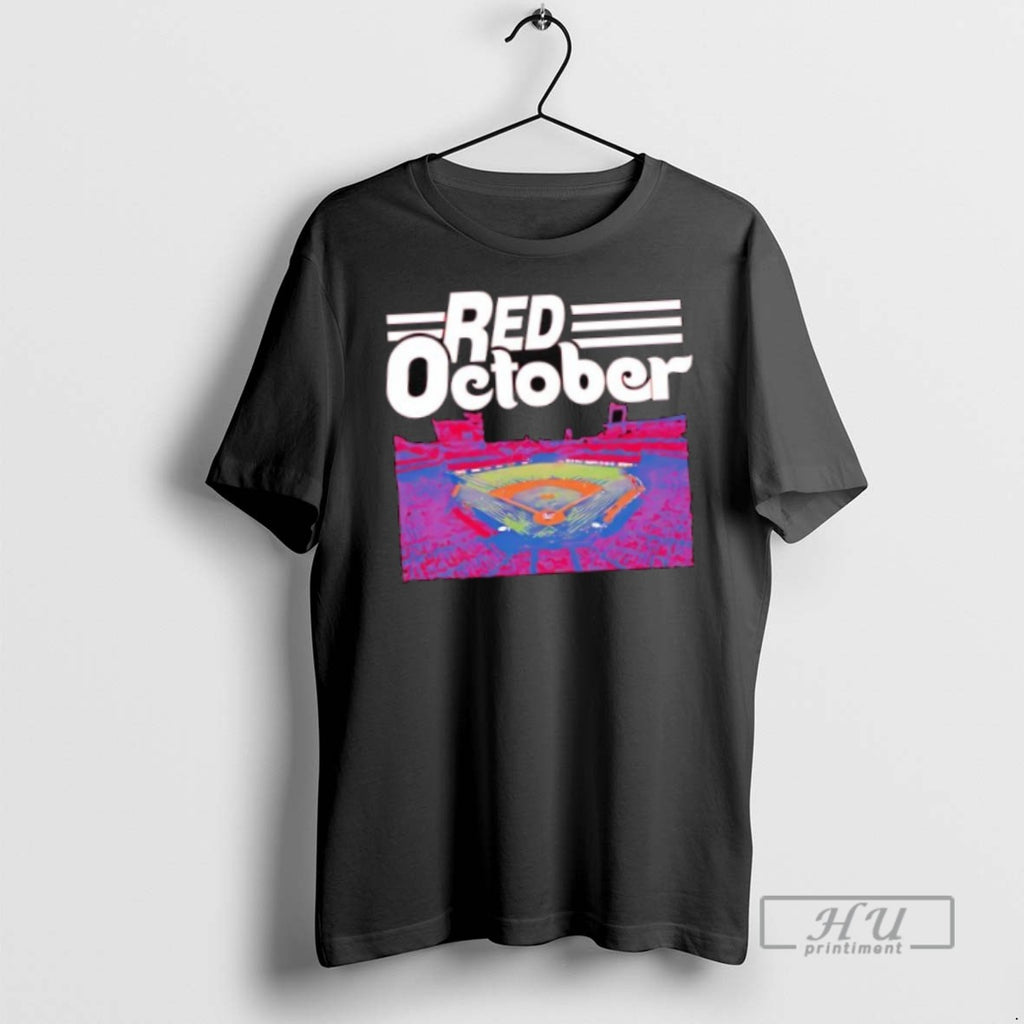Officials Red October Philadelphia Phillies Stadium T Shirt