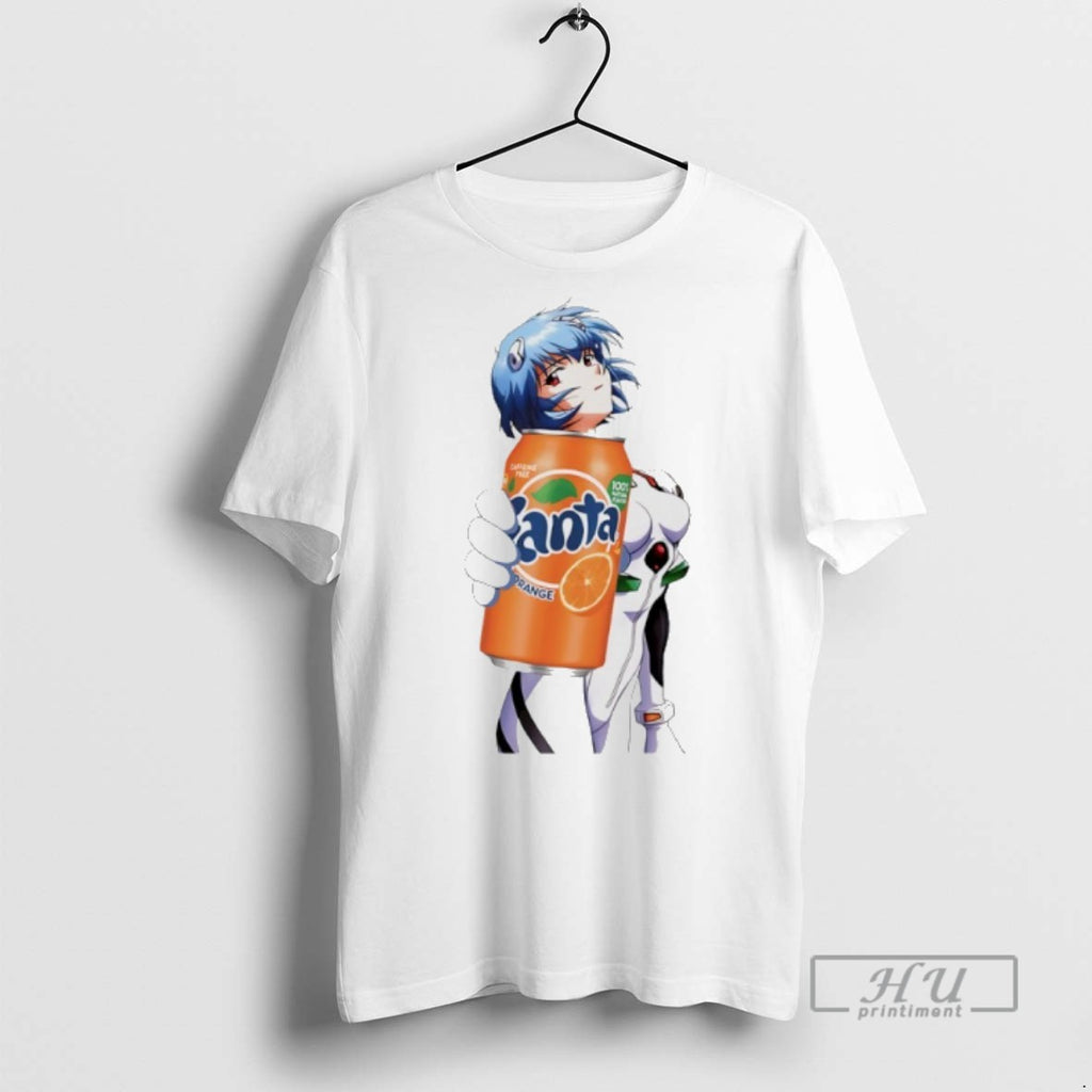 Officials Rei Ayanami X Fanta Orange T Shirt