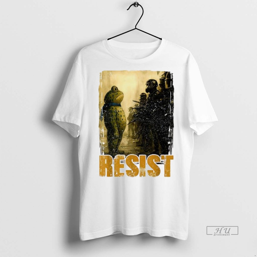 Officials Resist Portland Frog Protest Tee Shirt Sweater