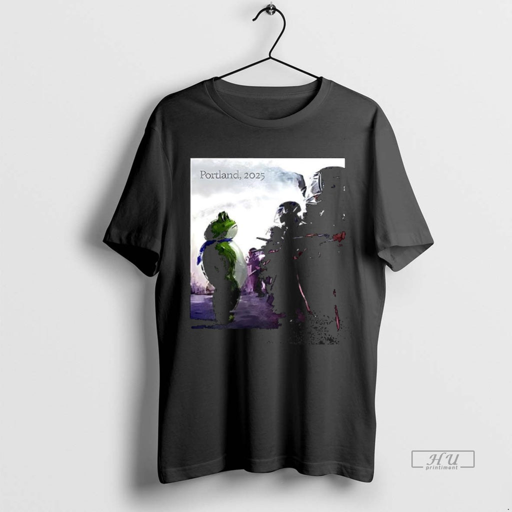 Officials Resist Portland Frog I Stand With Frog Tee Shirt Sweater