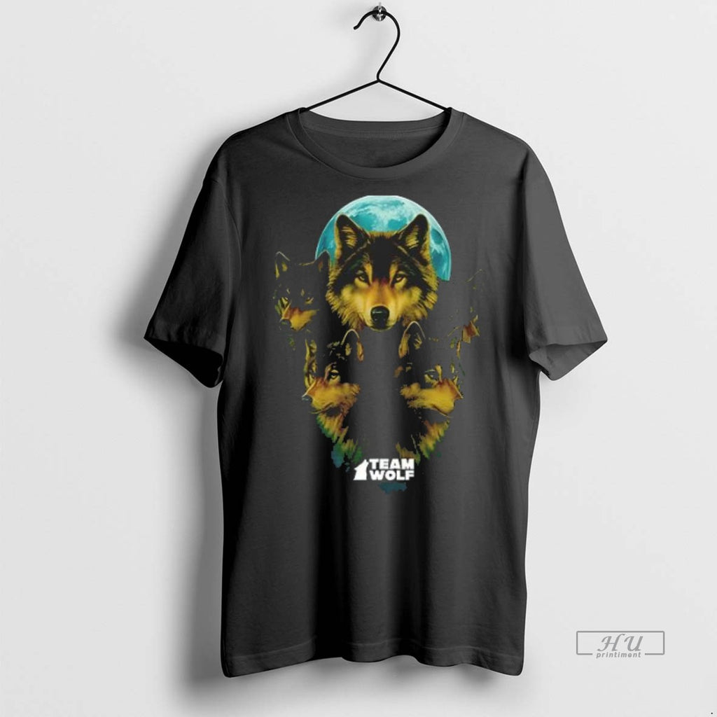 Officials Retro Team Wolf Moon Tee Shirt Sweater
