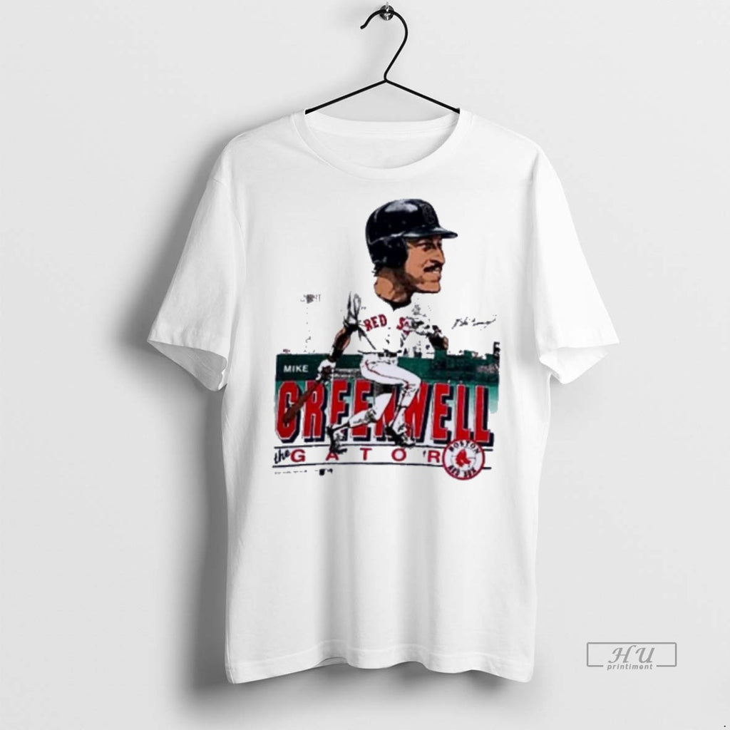 Officials Rip Mike Greenwell Gator Red Sox Tee Shirt Sweater