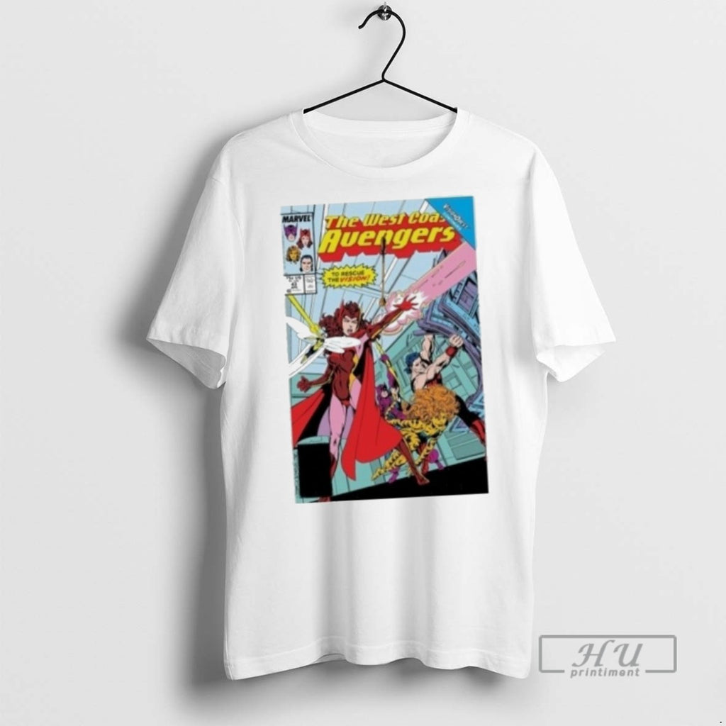 Officials Robert Downey Jr Wearing The West Coast Avengers T Shirt