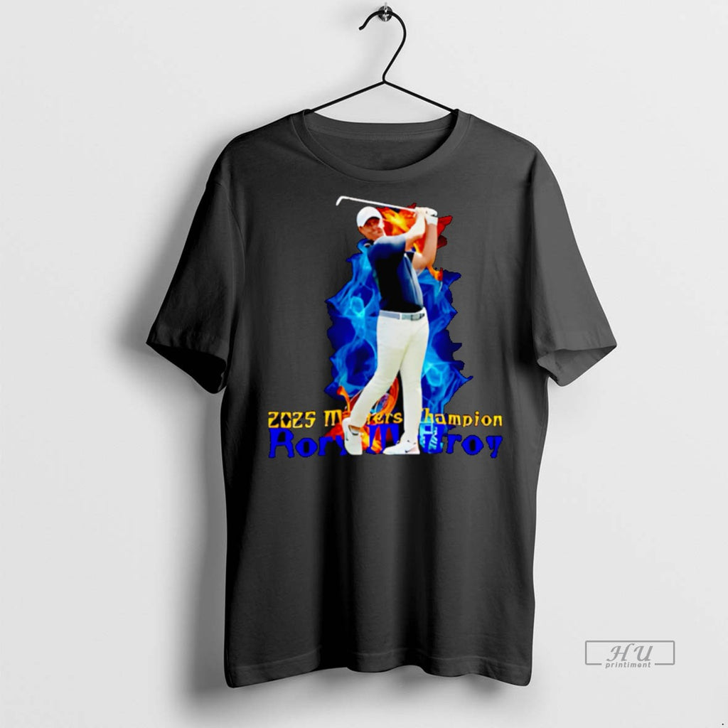 Officials Rory Mcilroy 2025 Golf Masters Champion Tee Shirt Sweater