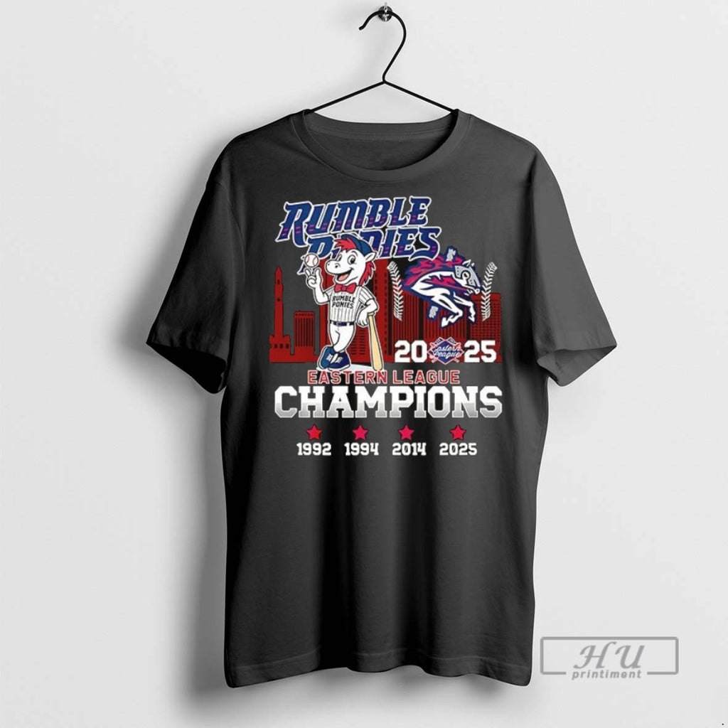 Officials Rumble Ponies Eastern League Champions 2025 Ceramic Ceramic And Classic Dad Cap