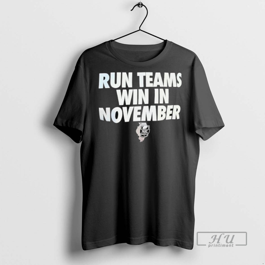 Officials Run Teams Win In November Tee Shirt