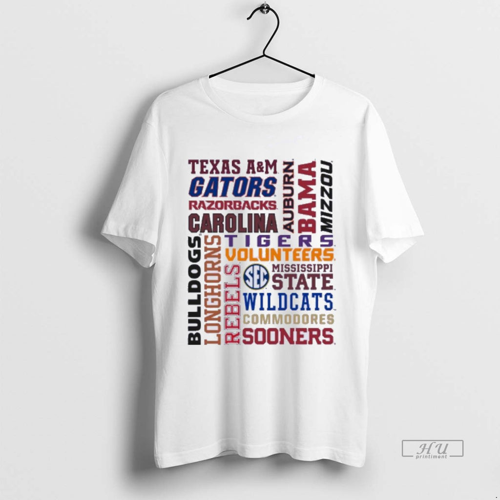 Officials Sec Font Family Teams Tee Shirt Sweater