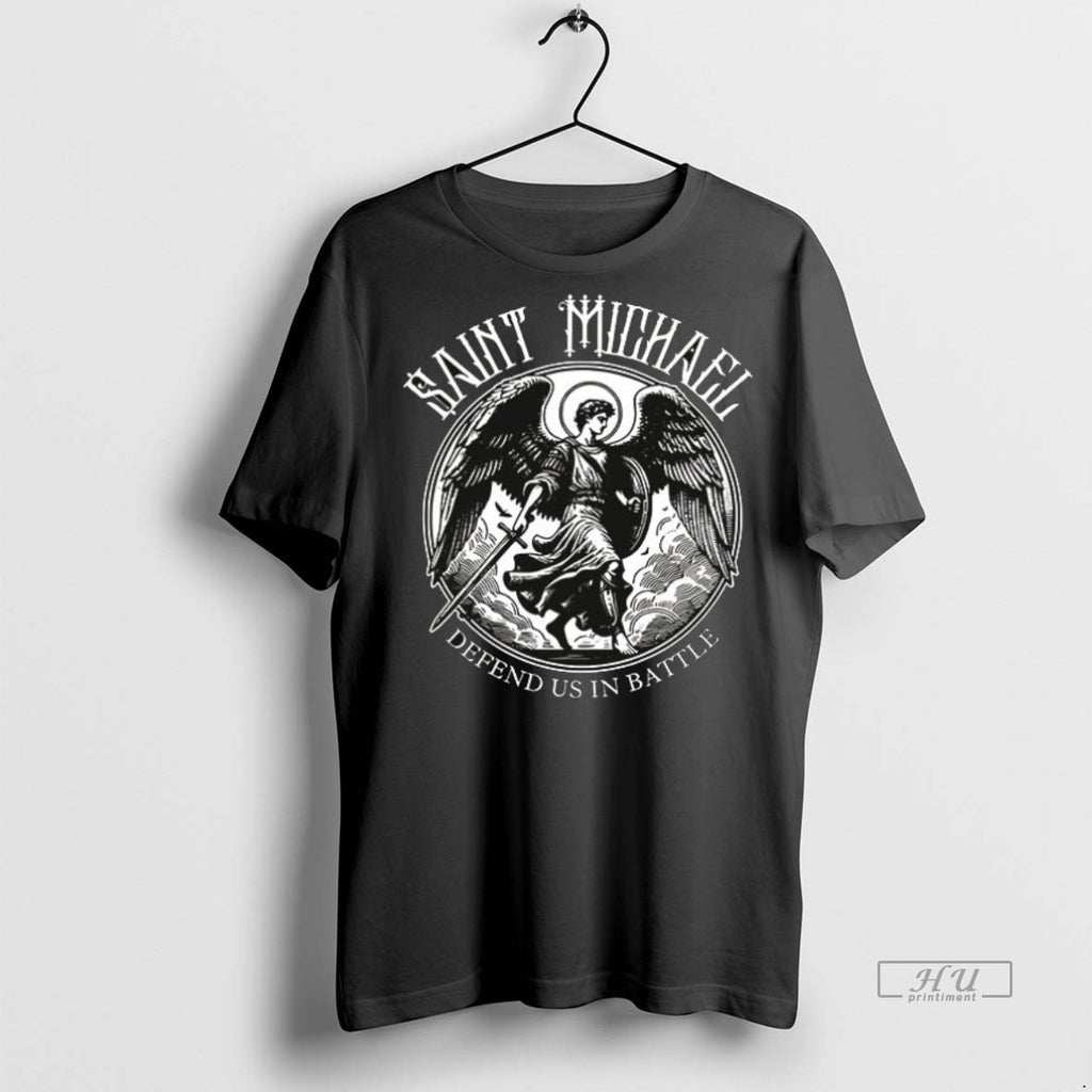 Officials Saint Michael Defend Us In Battle Ceramic Ceramic And Classic Dad Cap