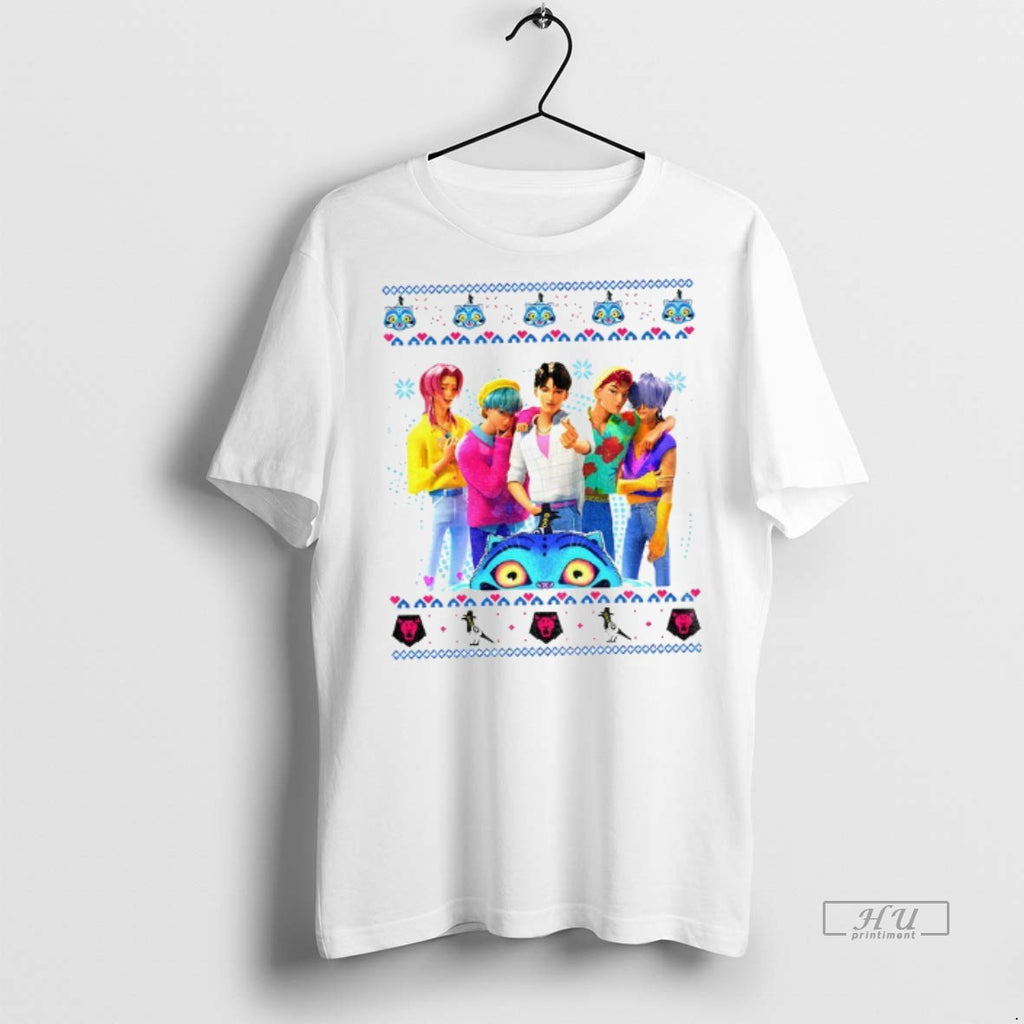 Officials Saja Boys Band Ugly Derpy The Tiger Kpop Movie Tour Christmas Shirt Sweater