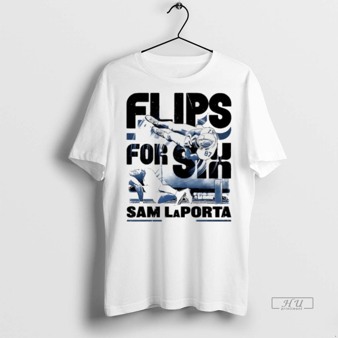 Officials Sam Laporta Detroit Lions Flips For Six Vintage Tee Shirt Sweater