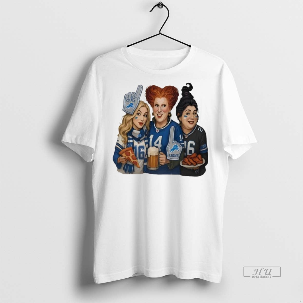 Officials Sanderson Sisters Hocus Pocus X Detroit Lions Football Team Logo Shirt Sweater