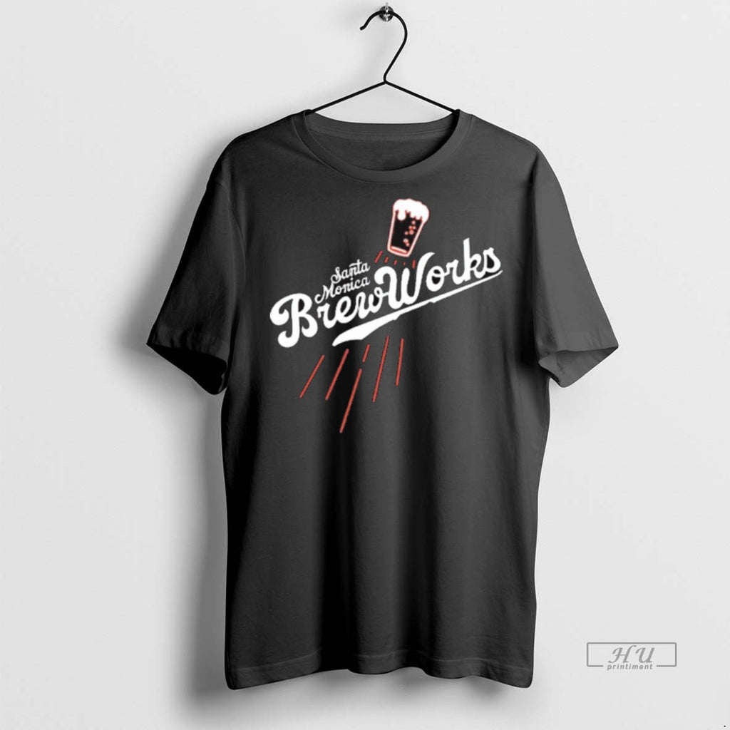 Officials Santa Monica Brew Works Beach Brewed Baseball 2025 Tee Shirt Sweater