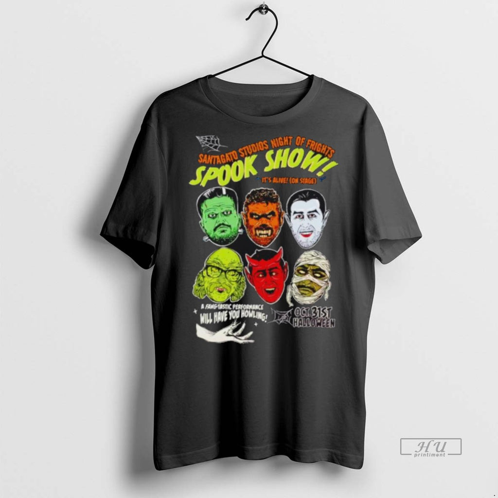 Officials Santagato Studios Night Of Frights Spook Show Tee Shirt Sweater