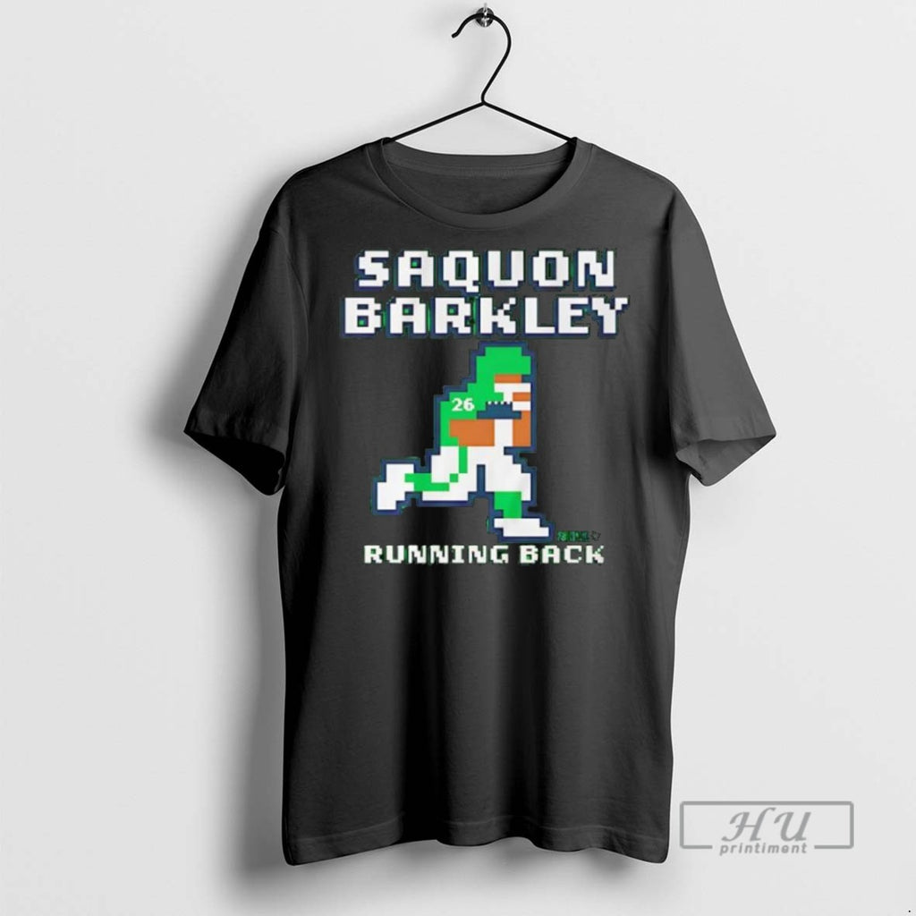 Officials Saquon Barkley Retro Baller Running Back Player Graphic T Shirt Sweatshirt Hoodies