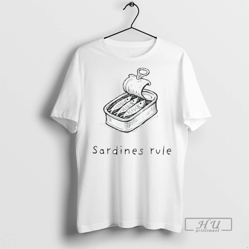 Officials Sardines Rule Fish Tee Shirt