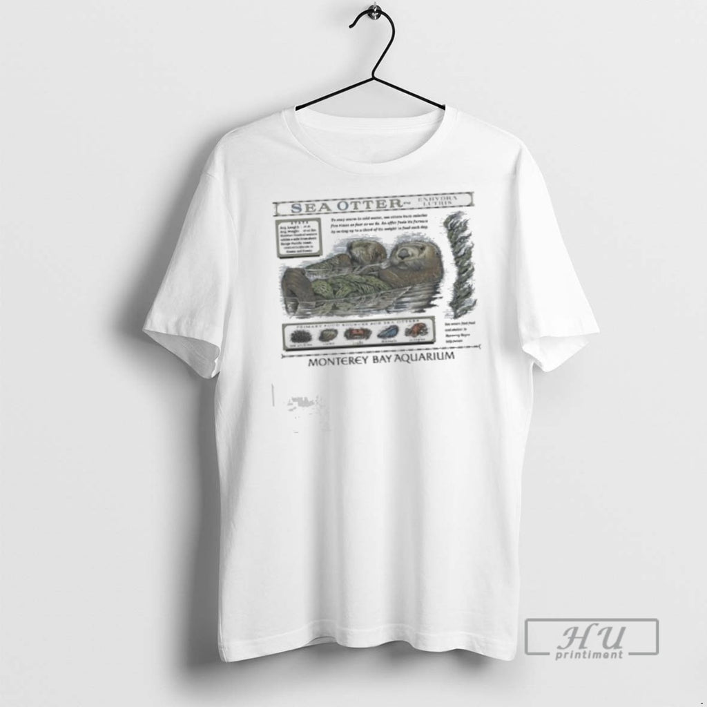 Officials Sea Otter Aquarium In Monterey Bay Vintage T Shirt