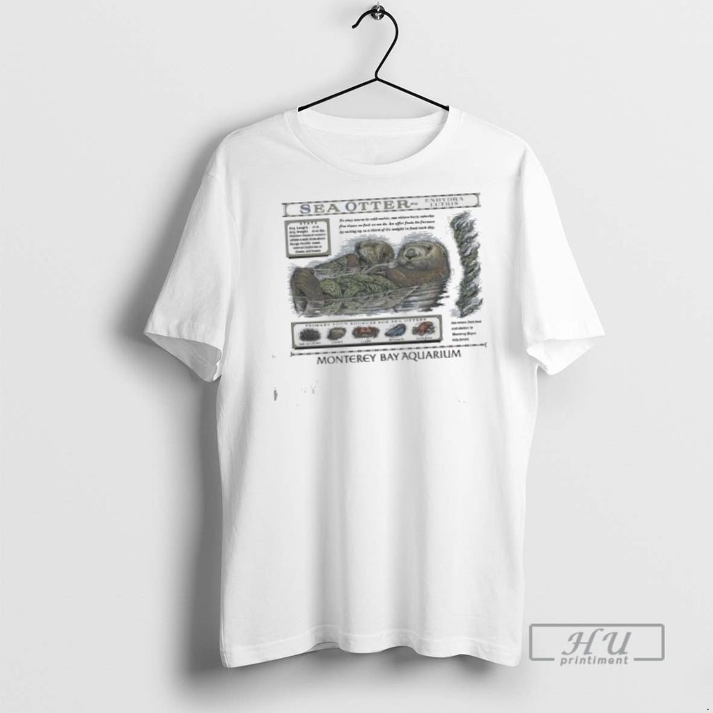 Officials Sea Otter Enhydra Lutris Monterey Bay Aquarium T Shirt
