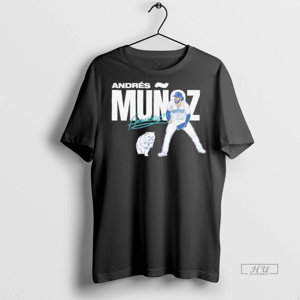 Officials Seattle Mariners Baseball Andres Munoz Matilda Signature Tee Shirt Sweater
