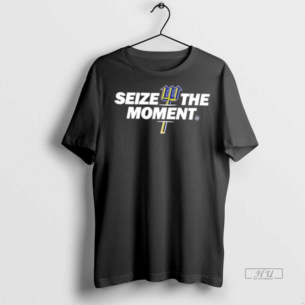 Officials Seattle Mariners Baseball Seize The Moment 2 Sided Shirt Sweater