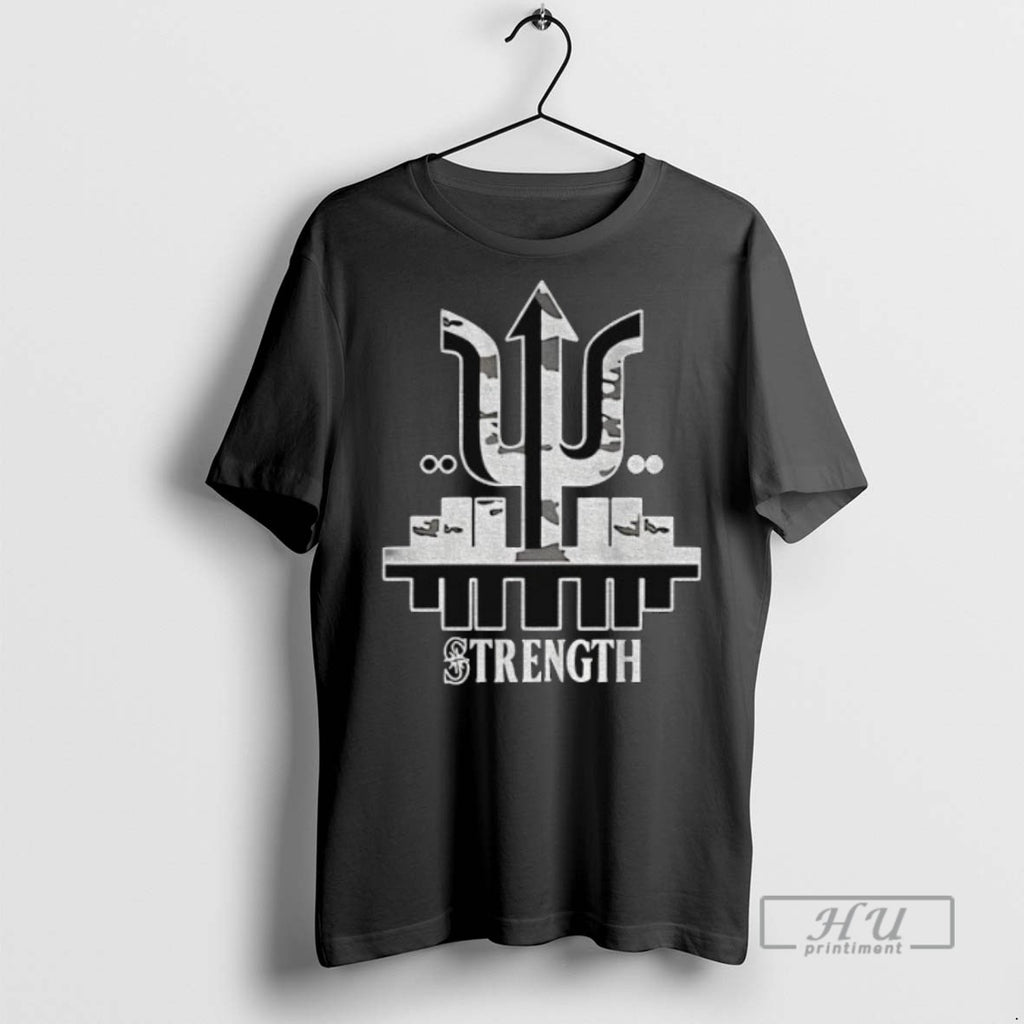 Officials Seattle Mariners Cal Raleigh Cal Strength Trident Ups Mlb T Shirt Sweatshirt Hoodies
