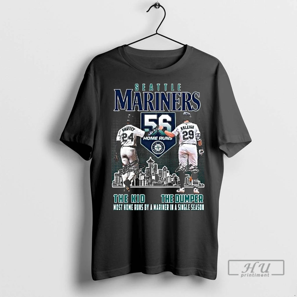 Officials Seattle Mariners Griffey Raleigh 56 Home Runs The Kid The Dumper Most Home Runs